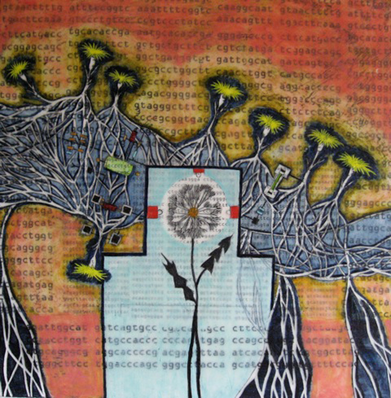 Tracy Spadafora encaustic painting