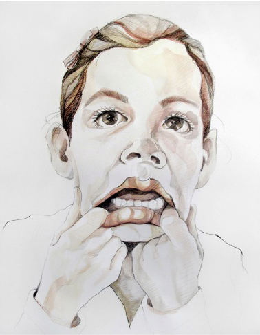 Silvia Chavez drawing NKG Boston March 2012